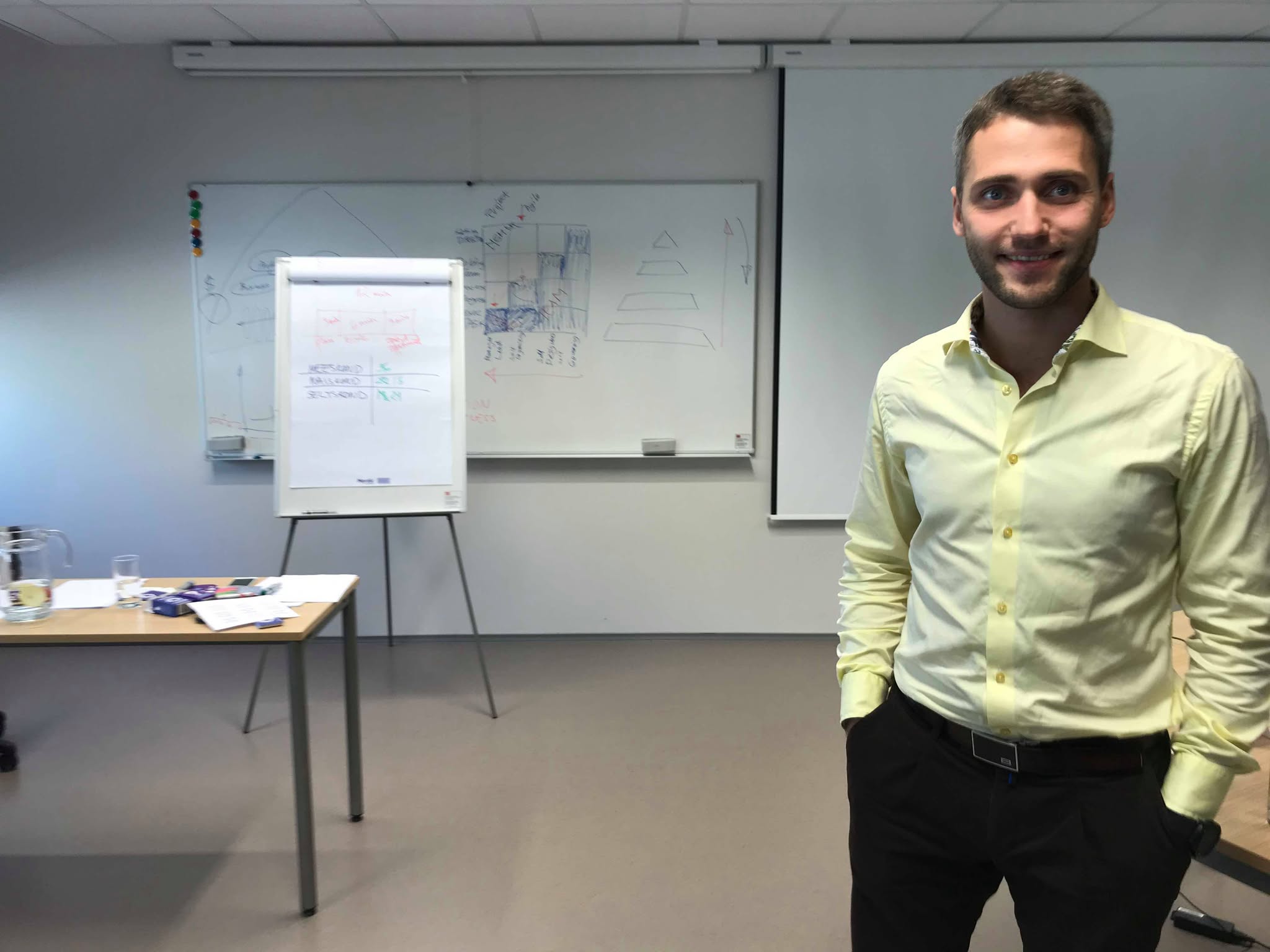 Kaspar Eding presenting the Pionäär Framework